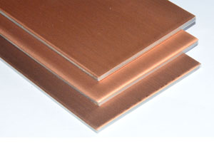 LIGHT BROWN COPPER COMPOSITE PANEL