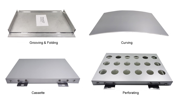 fabrication of dual aluminium composite panel AS1530.1